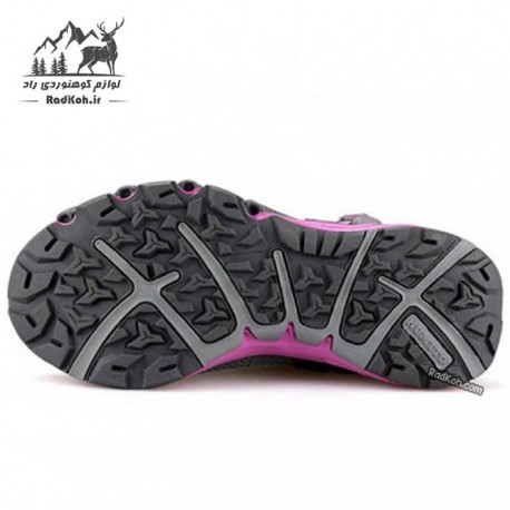 کفش هامتو زنانه مدل 4-2605 رنگ خاکستری/بنفش