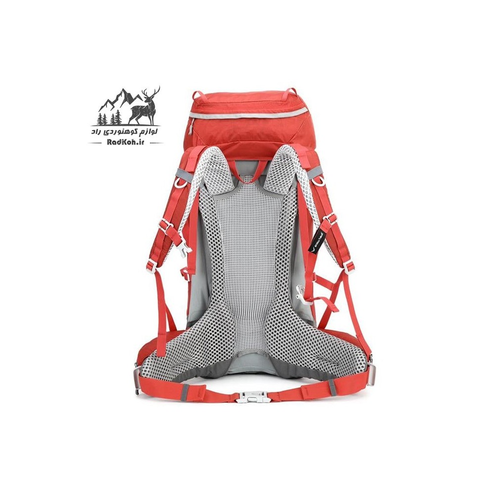 کوله پشتی کوهنوردی 45 لیتری snowhawk Sirwan KA-8133 رنگ قرمز