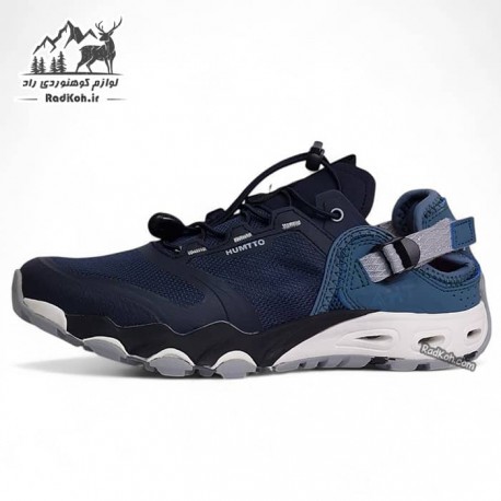 کفش پیاده روی زنانه هامتو مدل 630551B-2 رنگ سرمه ای/آبی فیروزه ای
