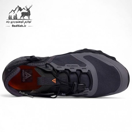 صندل رانینگ مردانه هومتو مدل 630551A-9 رنگ خاکستری تیره