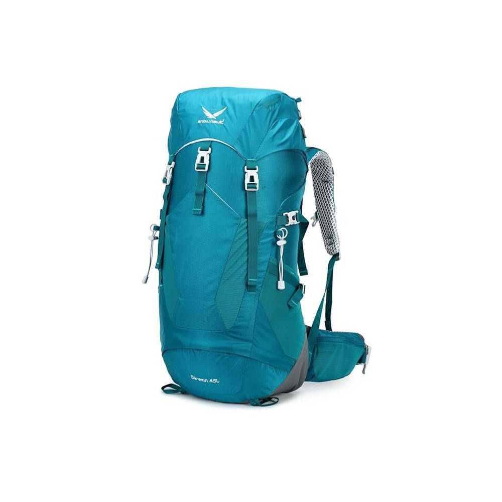 خرید کوله پشتی کوهنوردی 45 لیتری snowhawk Sirwan KA-8133 رنگ سبزآبی