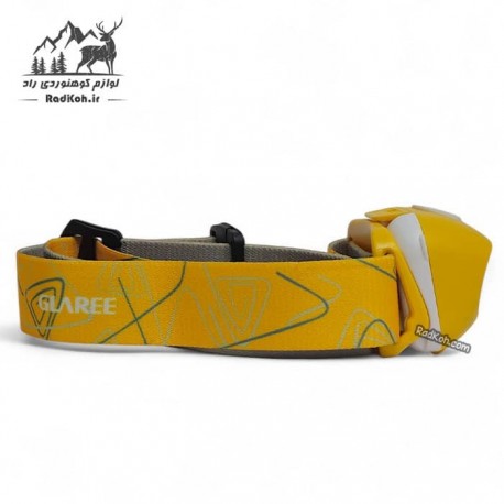 چراغ پیشانی هدلایت جنگل نوردی گلاری مدل L60H رنگ زرد