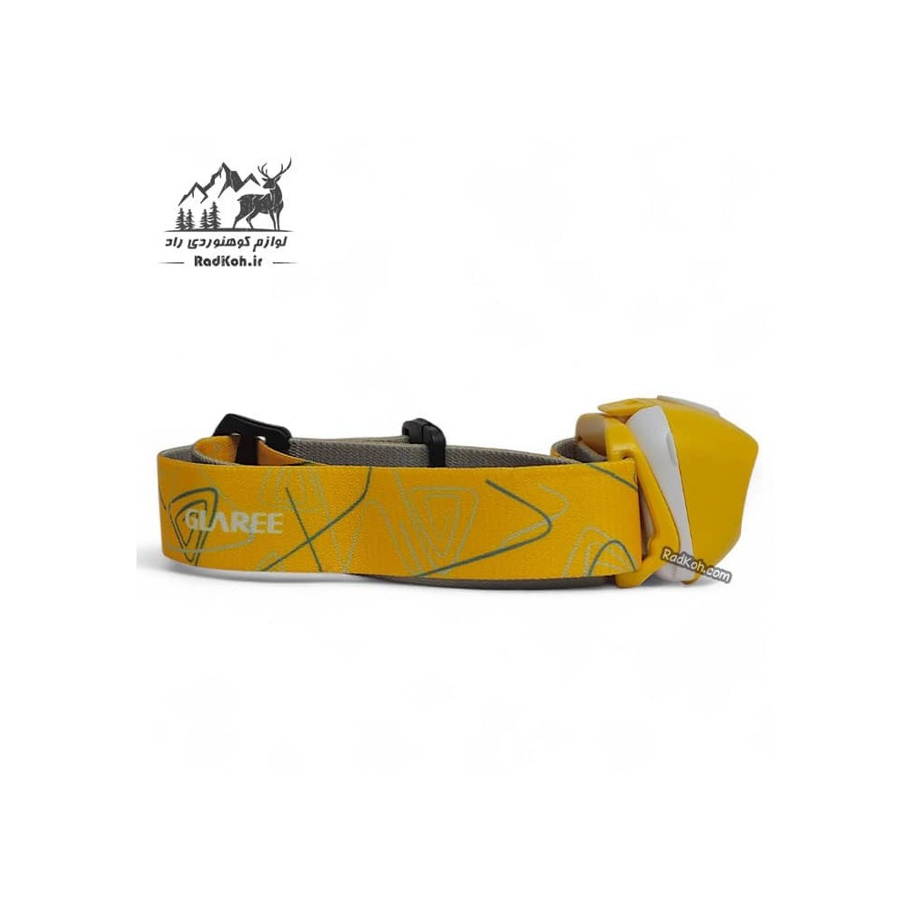 چراغ پیشانی هدلایت جنگل نوردی گلاری مدل L60H رنگ زرد