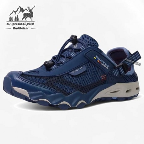 کفش صندل هامتو زنانه مدل 2605-15 رنگ سرمه ای