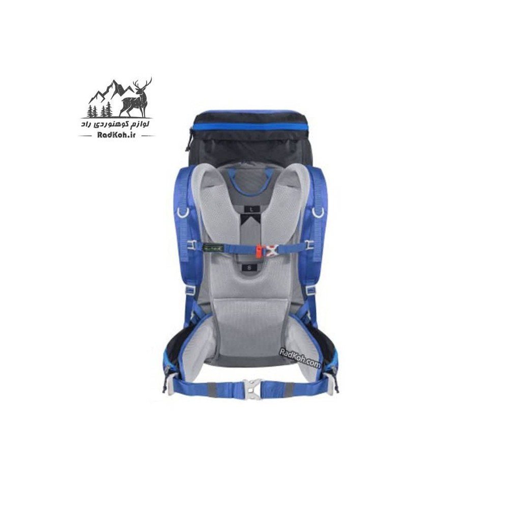 خرید کوله مسافرتی کوهنوردی 45+5 لیتری snowhawk K2 رنگ سرمه ای