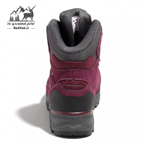کفش کوهنوردی اسنوهاک ساق بلند زنانه مدل روژان رنگ زرشکی