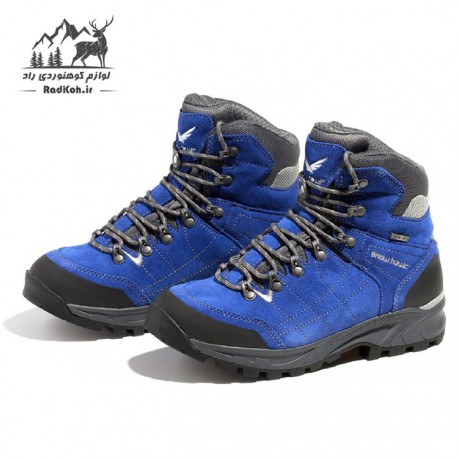 کفش ساق بلند زنانه snowhawk rozhan رنگ آبی