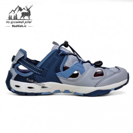 صندل جلو بسته مردانه هامتو مدل 630261A-10 رنگ طوسی/سرمه ای