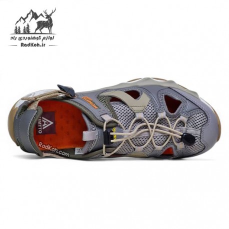 کفش آبنوردی مردانه هامتو مدل 630261A-11 رنگ طوسی/سبز