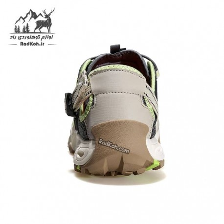 کفش پیاده روی مردانه هامتو 630261A-3 رنگ خاکستری تیره/کرم (بژ)