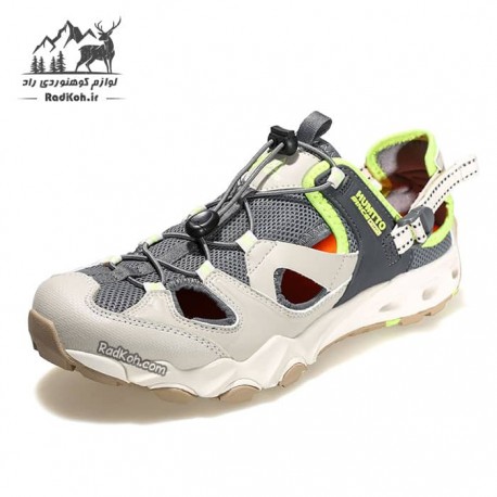 کفش مردانه هامتو humtto 630261A-3 رنگ خاکستری تیره/کرم(بژ)