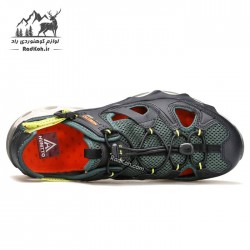 کفش صندل رانینگ مردانه هومتو humtto 630261A-4 رنگ سبز تیره/مشکی