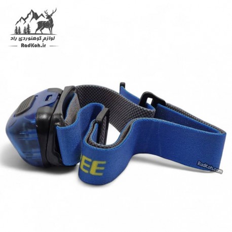 چراغ پیشانی هدلایت کوهنوردی گلاری مدل L20 رنگ آبی