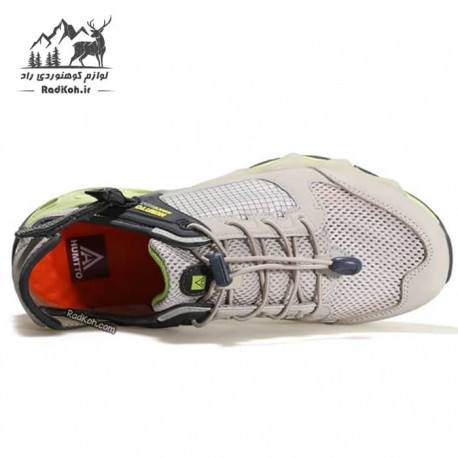 کفش آب نوردی مردانه هومتو مدل humtto 630101A-2 رنگ کرم(بژ)/سبز فسفری