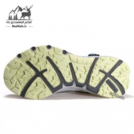 کفش صندل هامتو مردانه مدل 630101A-4 رنگ طوسی/سبز فسفری