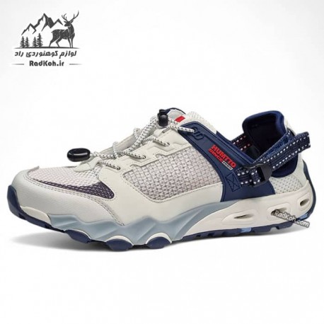 کفش صندل هامتو مدل 630101A-5 رنگ سفید/سرمه ای