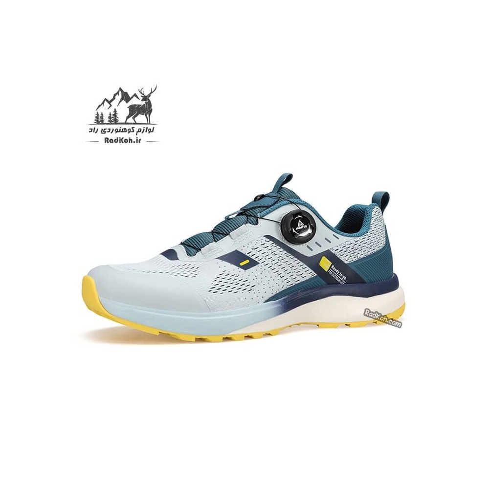 کفش پیاده روی مردانه هامتو مدل 350320A-2 بند دیسکی رنگ طوسی/سرمه ای