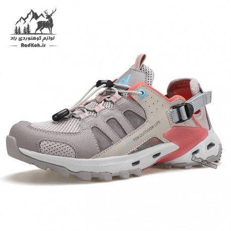 کفش صندل پیاده روی زنانه هامتو مدل 650792B-3 خاکستری/صورتی