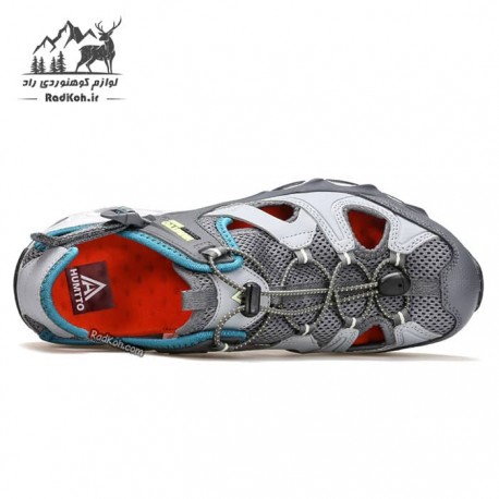 کفش صندل رانینگ زنانه هومتو مدل humtto 630261B-5 رنگ خاکستری تیره/آبی