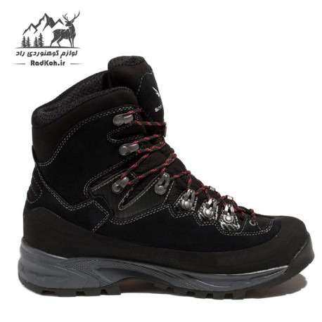 کفش زمستانی مردانه اسنوهاک مدل بولگایس رنگ مشکی دوخت قرمز