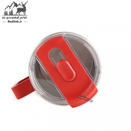 ماگ دوجداره 480 میل اسنوهاک مدل ANGLE کد SN-C6147 رنگ قرمز