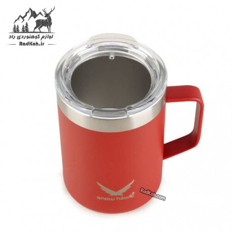 ماگ کوهنوردی 350 میلی لیتر اسنوهاک مدل ANGLE کد SN-C6158 رنگ قرمز