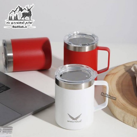 ماگ اسنوهاک مدل ANGLE کد SN-C6158 رنگ سفید