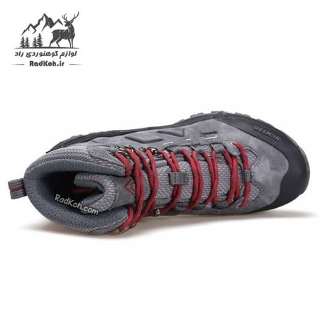 کفش زنانه طبیعت گردی هامتو مدل 230510B-2 رنگ طوسی/قرمز