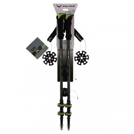 باتوم کوهنوردی کلیپسی اسنوهاک مدل 301 رنگ سبز