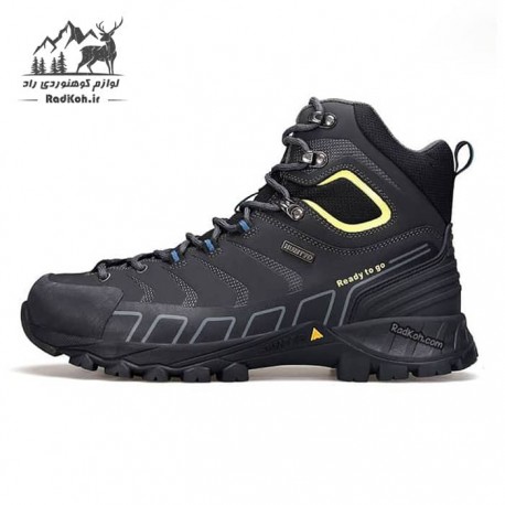 کفش مردانه هامتو مدل 240246A-2 رنگ خاکستری تیره