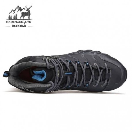 کفش ساقدار مردانه هامتو مدل humtto 240246A-2 رنگ خاکستری تیره