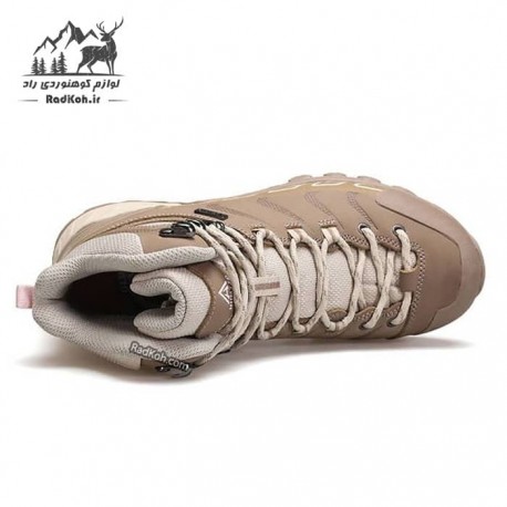 کفش ساقدار زنانه هومتو مدل humtto 240246B-3 رنگ کرم