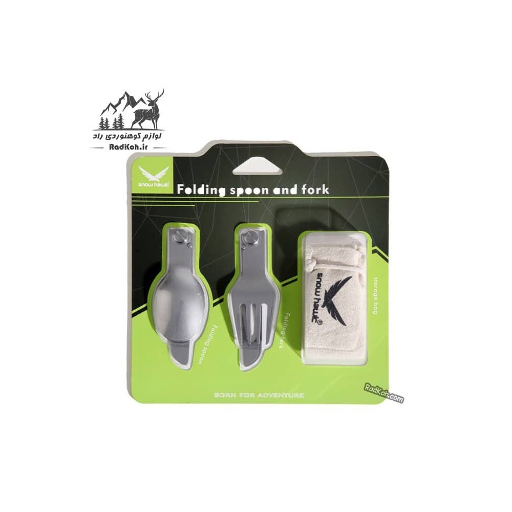 ست قاشق چنگال تاشو اسنوهاک کد SN-C6133 رنگ استیل