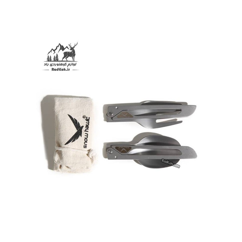 ست قاشق چنگال تاشو طبیعت گردی اسنوهاک کد SN-C6133 رنگ استیل