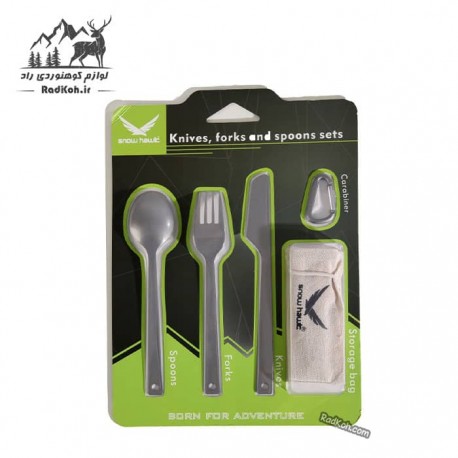 ست قاشق چنگال و چاقو اسنوهاک کد SN-C6134 رنگ استیل