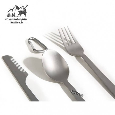 ست قاشق چنگال طبیعت گردی و چاقو اسنوهاک کد SN-C6134 رنگ استیل