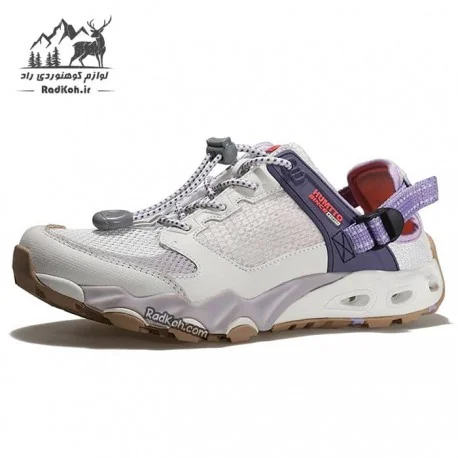 کفش پیاده روی زنانه هامتو مدل 630101B-3 رنگ سفید/سوسنی