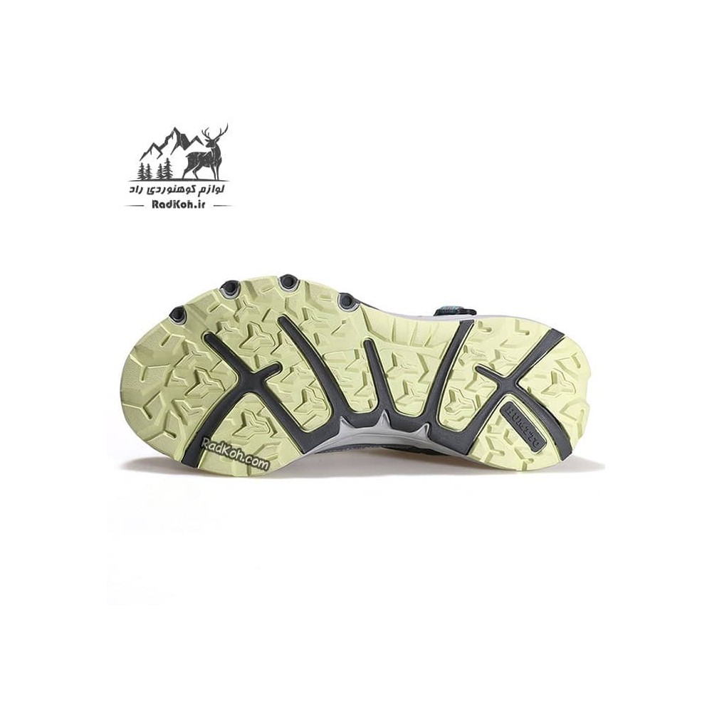 کفش صندل هامتو مدل 630101B-4 رنگ طوسی/سبز فسفری