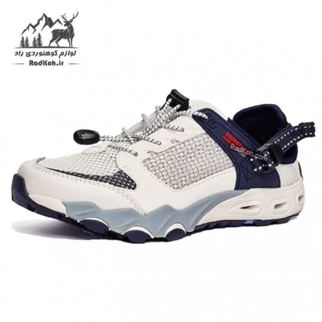 کفش تابستانی زنانه هامتو مدل 630101B-5 رنگ سفید/سرمه ای