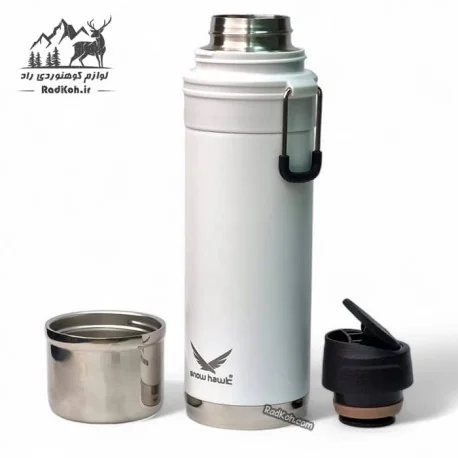فلاسک اسنوهاک 650 میلی لیتر مدل BAIKAL کد SN-6142 سفید