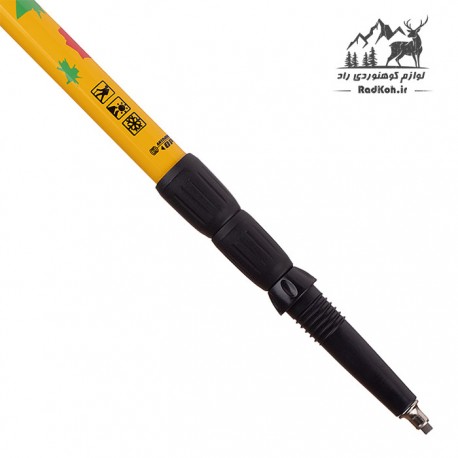 باتوم کوهنوردی پیچی اسنوهاک مدل 303 رنگ زرد