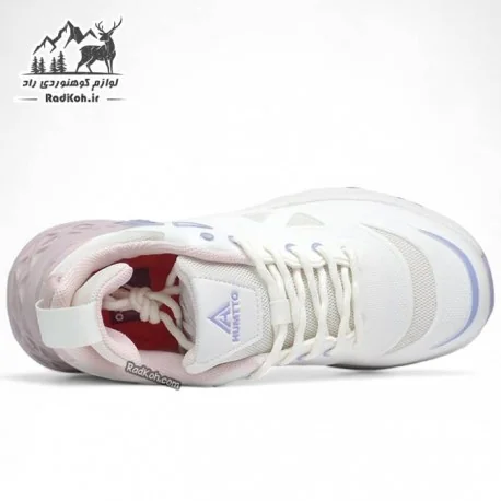 کفش روزمره زنانه مدل 350380B-3 رنگ سفید/صورتی روشن