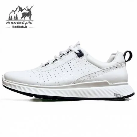 کفش پیاده روی چرم مردانه هامتو مدل 330973A-2 رنگ سفید