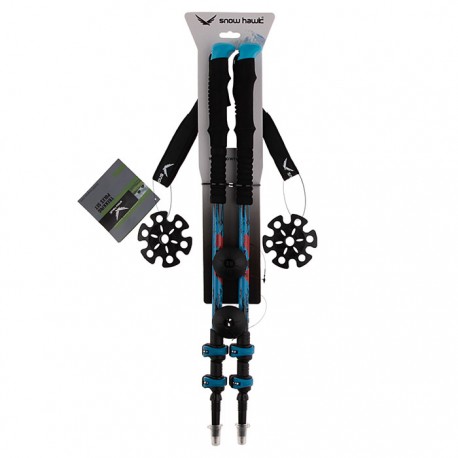 باتوم کوهنوردی کلیپسی اسنوهاک مدل 305 رنگ آبی