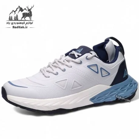 کفش پیاده روی مردانه هامتو مدل 350380A-3 رنگ سفید/طوسی
