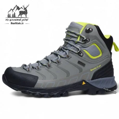 کفش کوهنوردی سبک مردانه هامتو مدل 240246A-6 رنگ طوسی