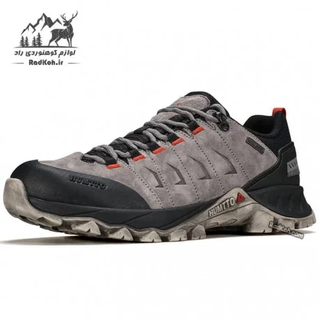 کفش پیاده روی مردانه هامتو مدل 150453A-1 رنگ طوسی روشن