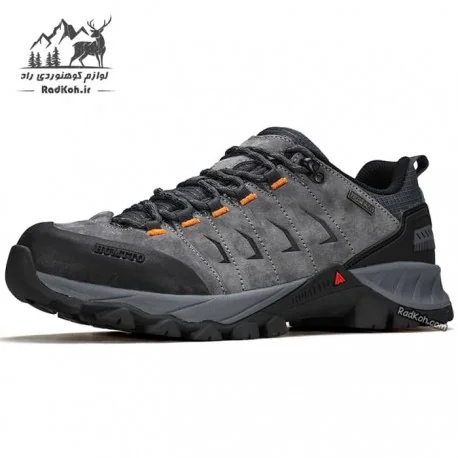 کفش پیاده روی مردانه هامتو مدل 150453A-2 رنگ خاکستری تیره