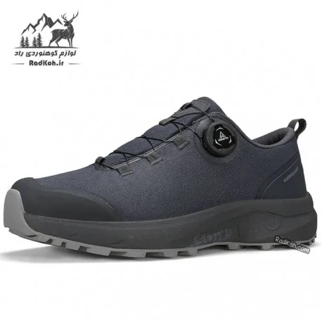 کفش پیاده روی هامتو مردانه مدل 350247A-2 رنگ خاکستری تیره
