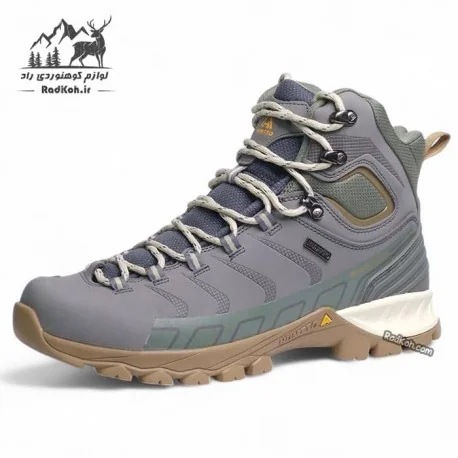 کفش پیاده روی مردانه هامتو مدل 240246A-4 رنگ خاکستری